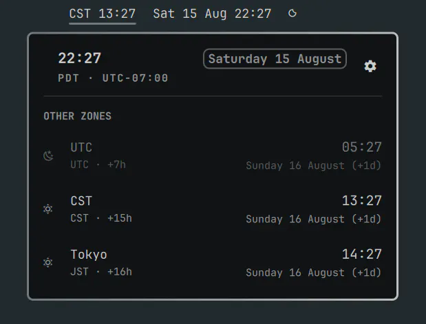 Alternative Clock preview