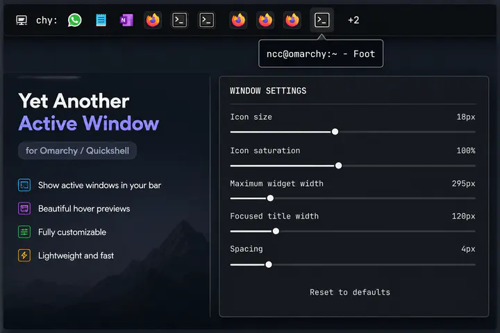 Yet Another Active Window preview