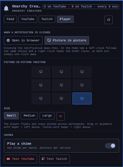 Omarchy Creators preview