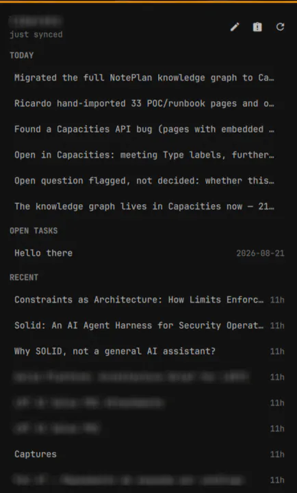 Capacities preview