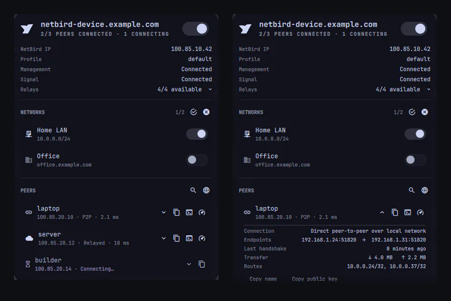 NetBird screenshot