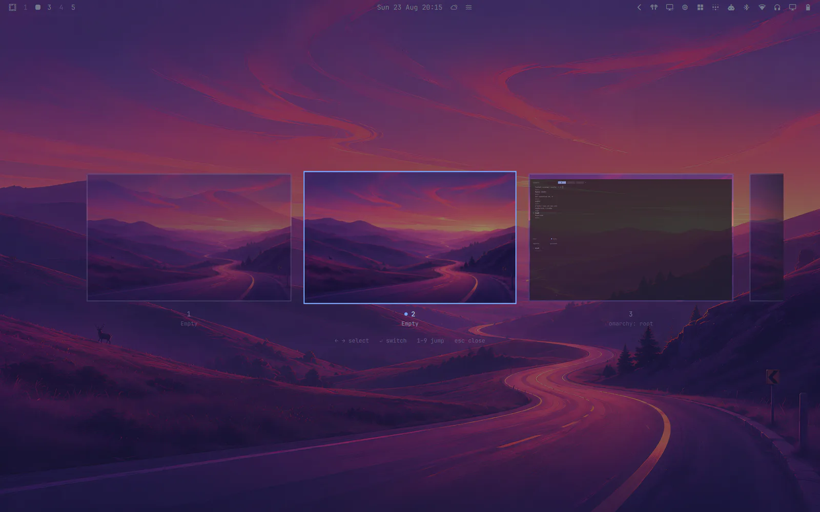 Workspace Switcher screenshot