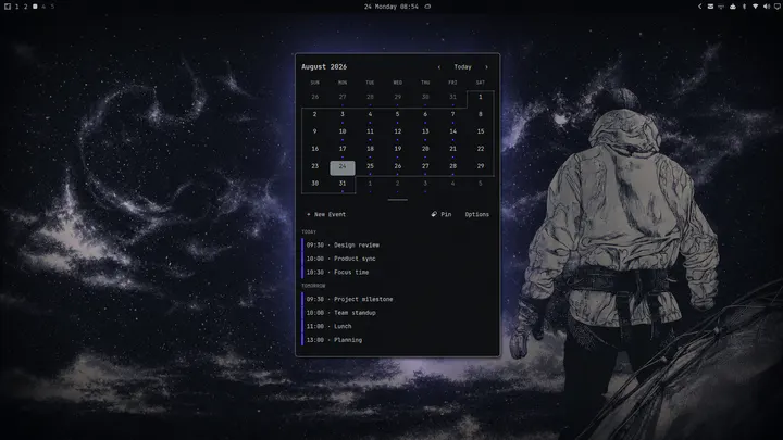 Itsy Calendar preview