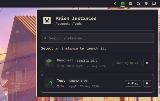 Prism Instances screenshot