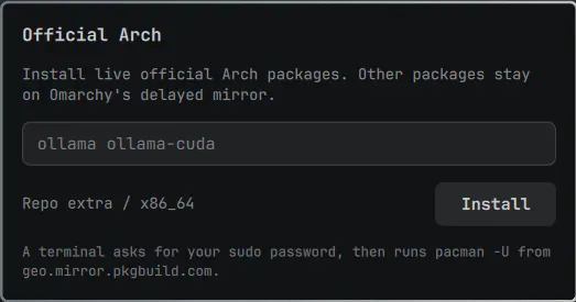Official Arch preview