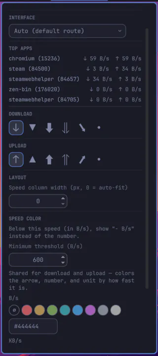 Network Speed preview