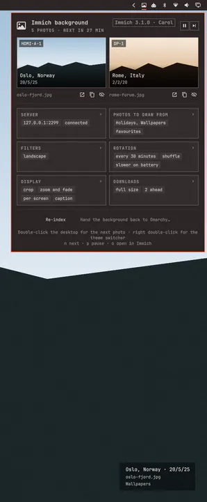 Immich Background preview