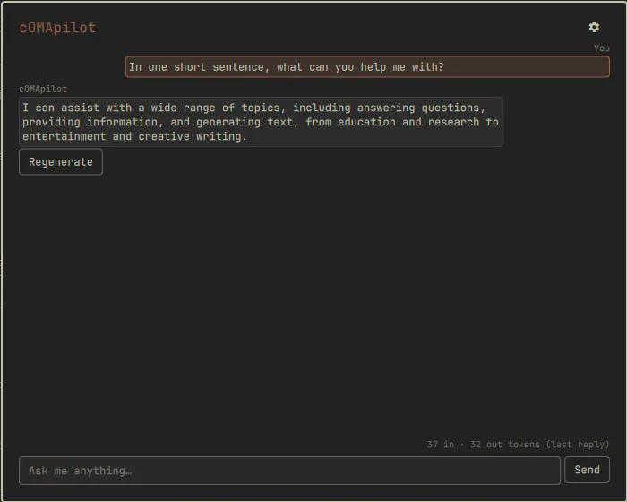 cOMApilot preview