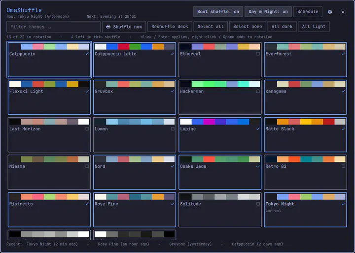 OmaShuffle preview