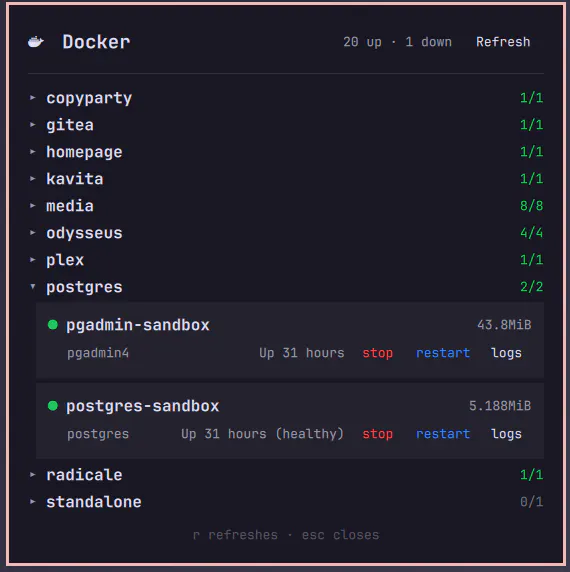 Docker Monitor preview