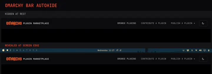 Bar Autohide preview