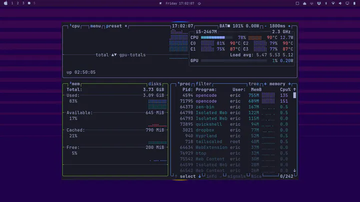 Floating Window Overrides preview