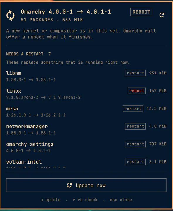 Update Review preview