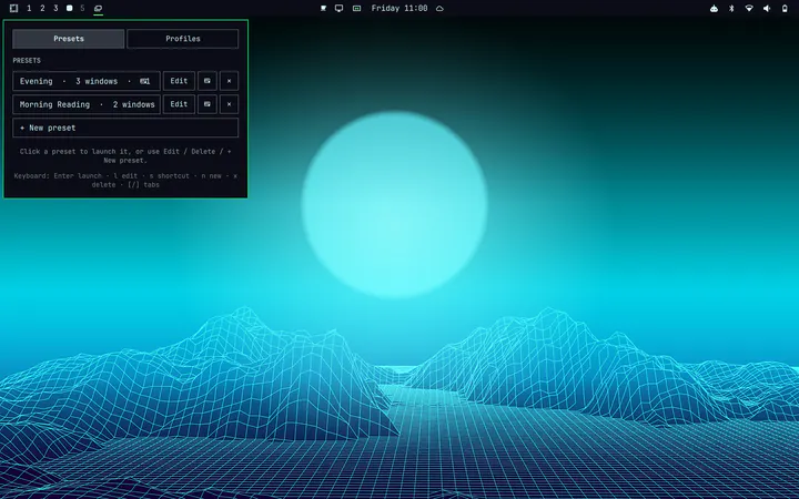 Presets preview