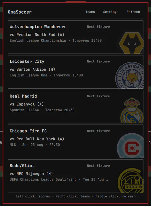 OmaSoccer preview
