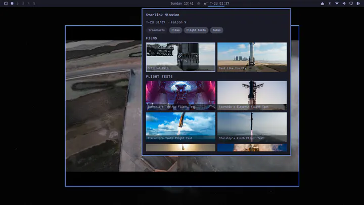 SpaceX TV preview