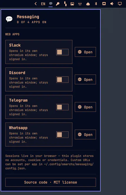 Messaging preview