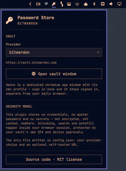 Password Store preview
