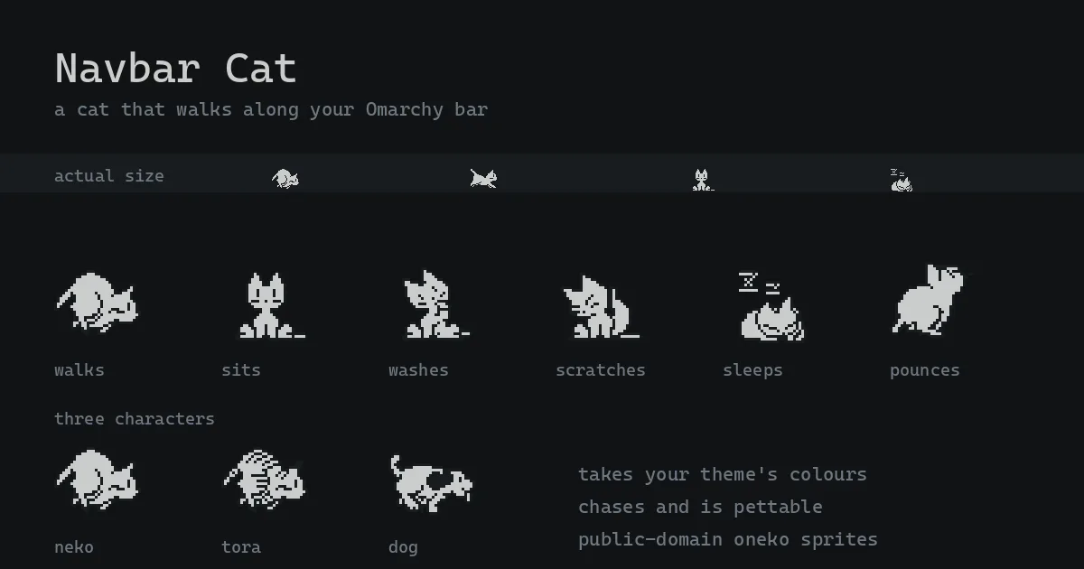 Navbar Cat screenshot