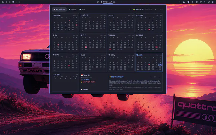 Ethiopian Calendar & Fidel Suite preview