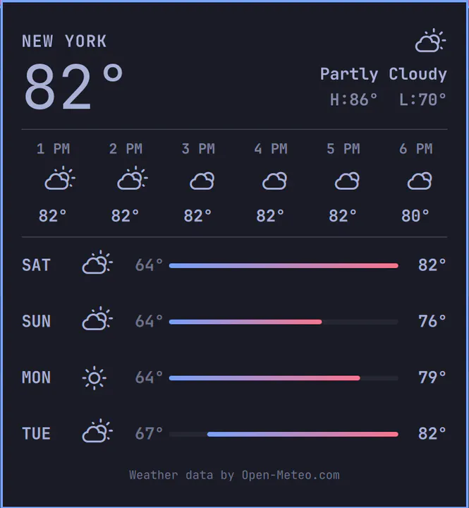 iWeather preview