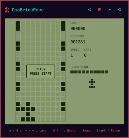 OmaBrickRace preview