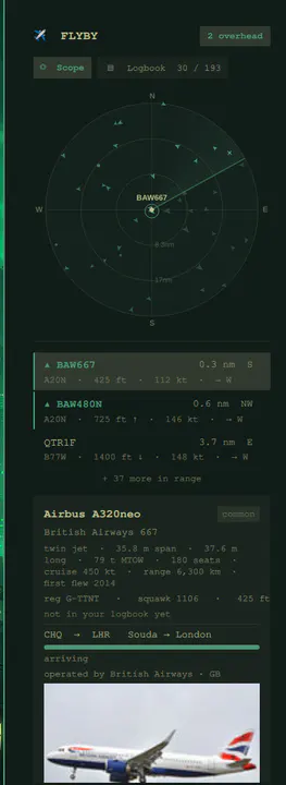 Flyby preview