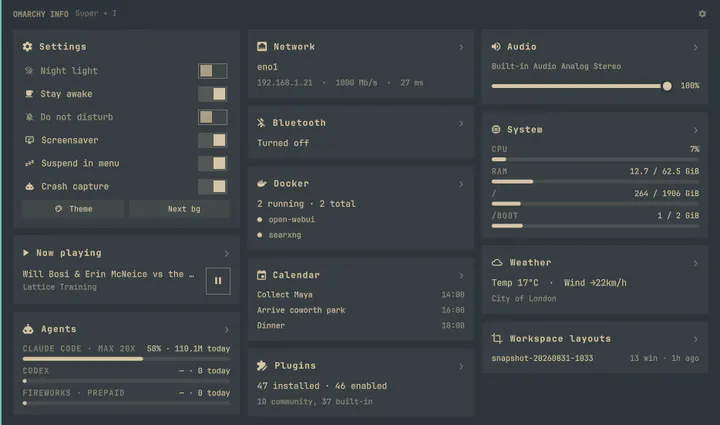 OmarchyInfo preview