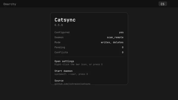 Catsync preview
