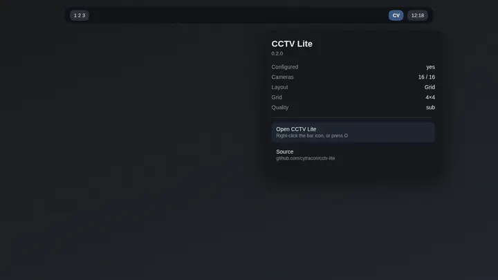 CCTV Lite preview