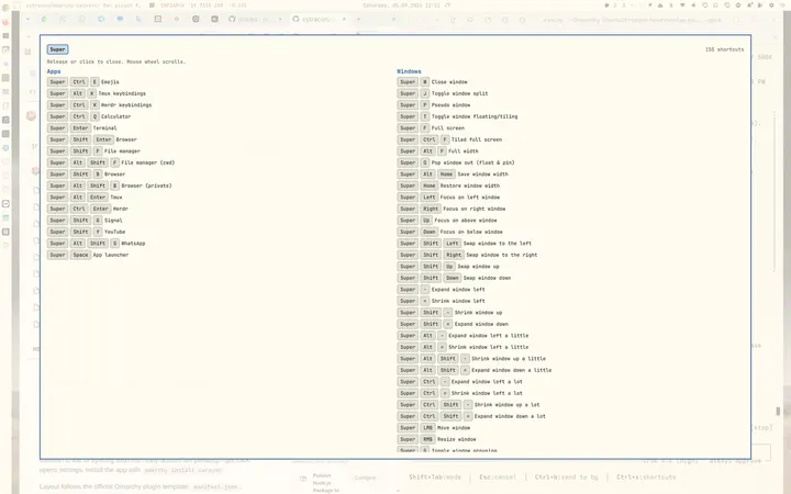 Shortcut Helper preview