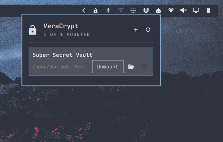 VeraCrypt Vaults preview