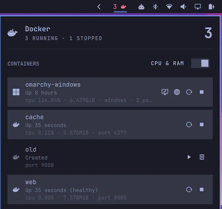 Docker VMs preview