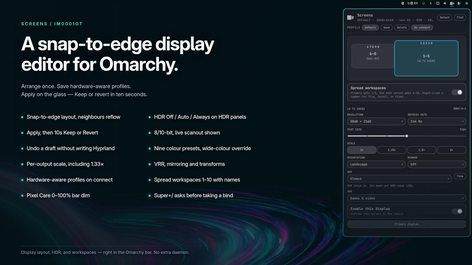 Screens screenshot