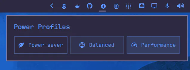 Power Profiles preview
