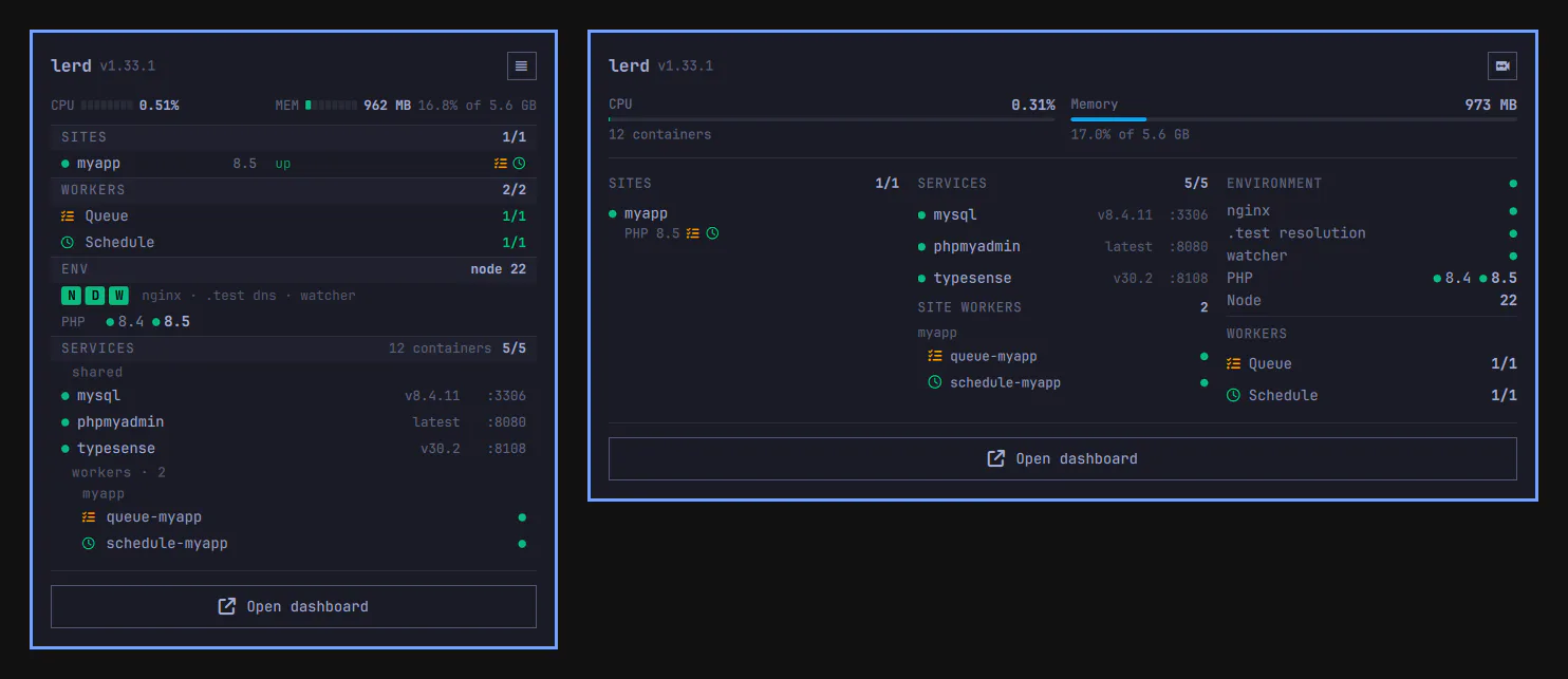 lerd Glance screenshot