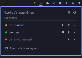 libvirt control preview