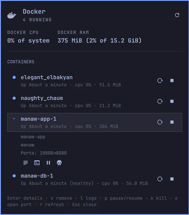 Docker preview
