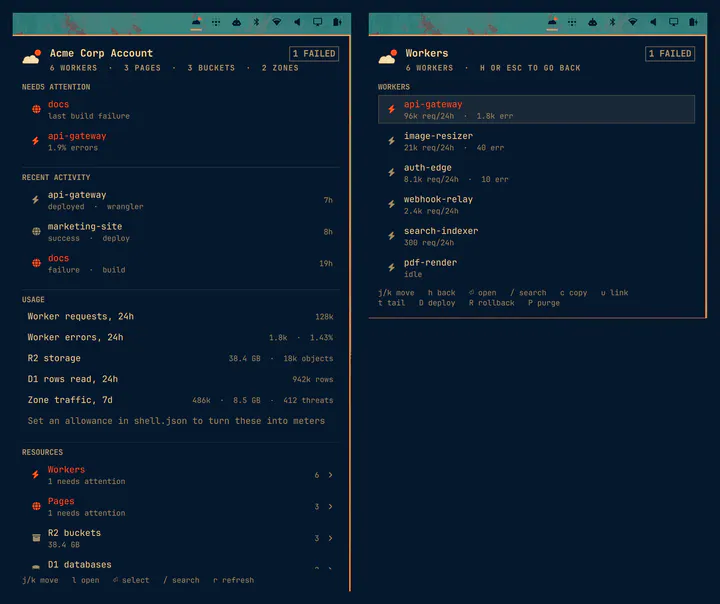 Cloudflare preview