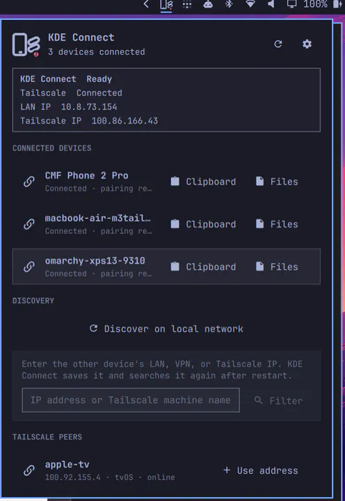 OmaKDEConnect preview