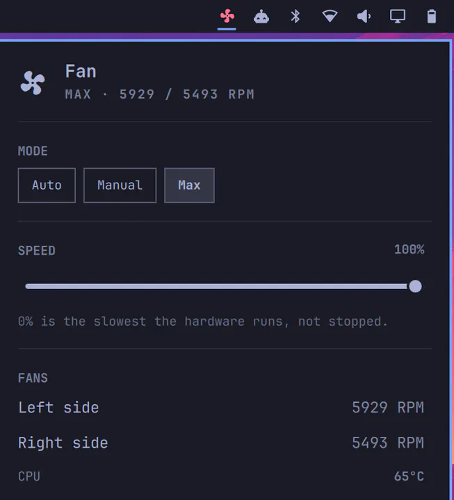 Fan preview