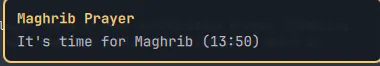 Minimalist Athan Notifier preview