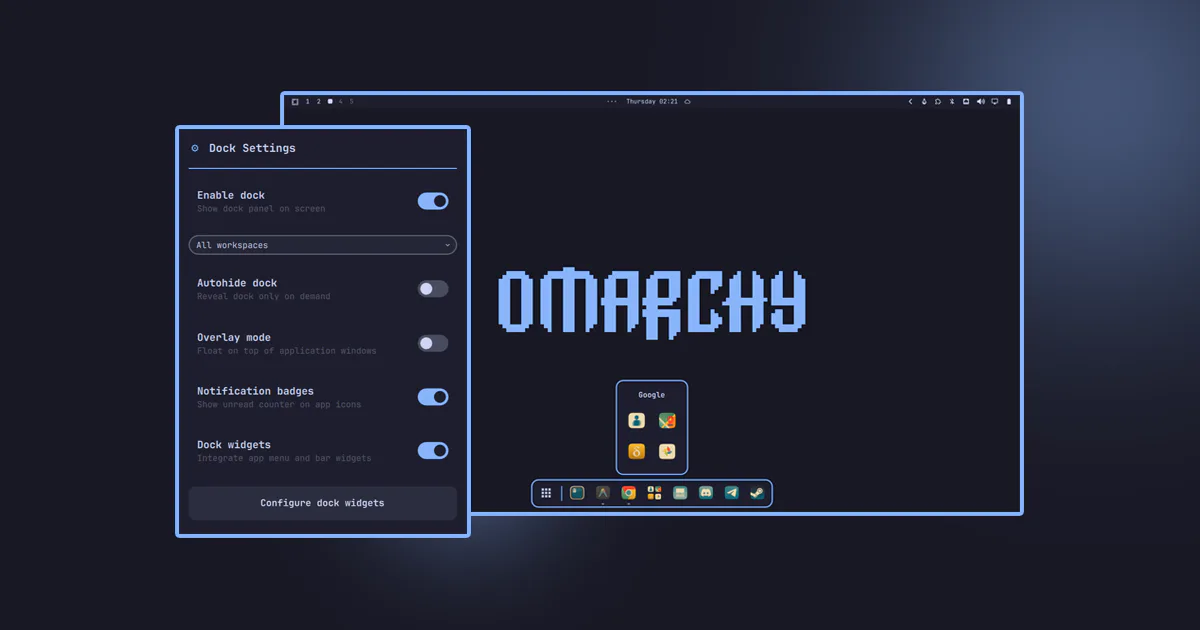 Dock screenshot
