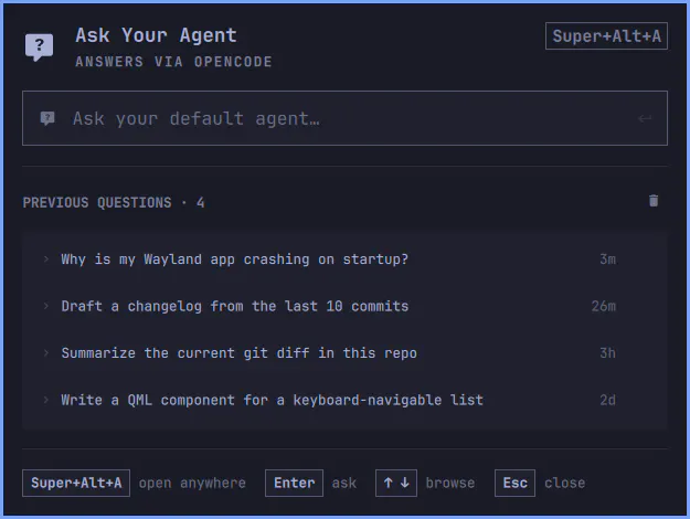 Agent Chat preview