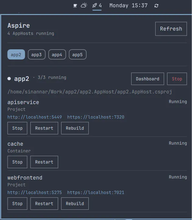 Aspire preview