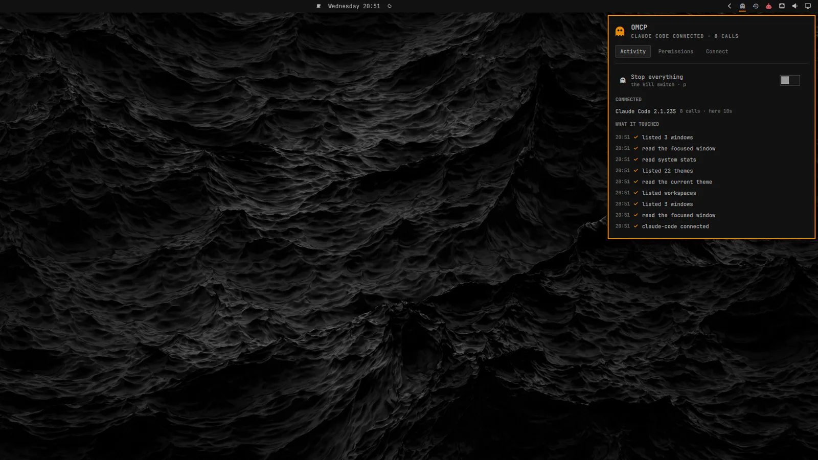 OMCP screenshot