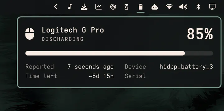 Mouse Battery Indicator preview