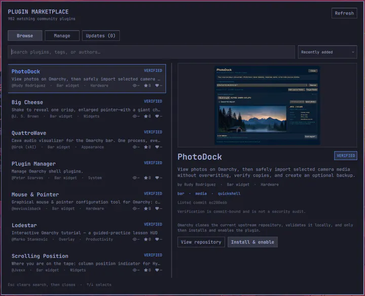 Plugin Marketplace preview