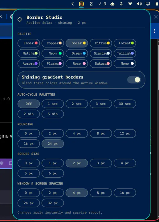 Border Studio preview