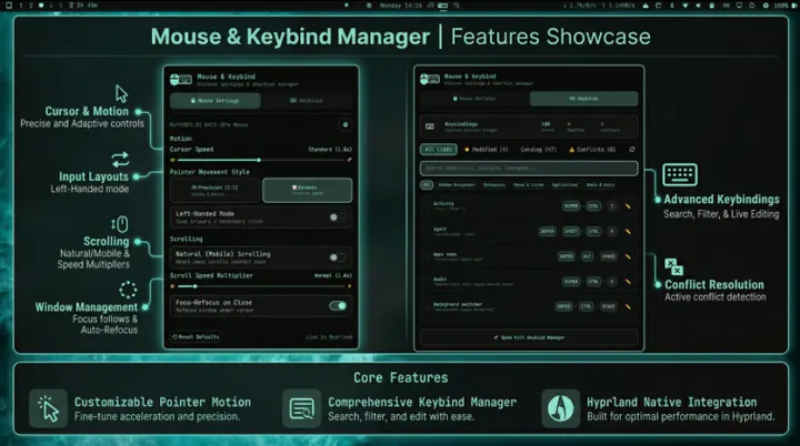 Mouse & Keybind Settings preview